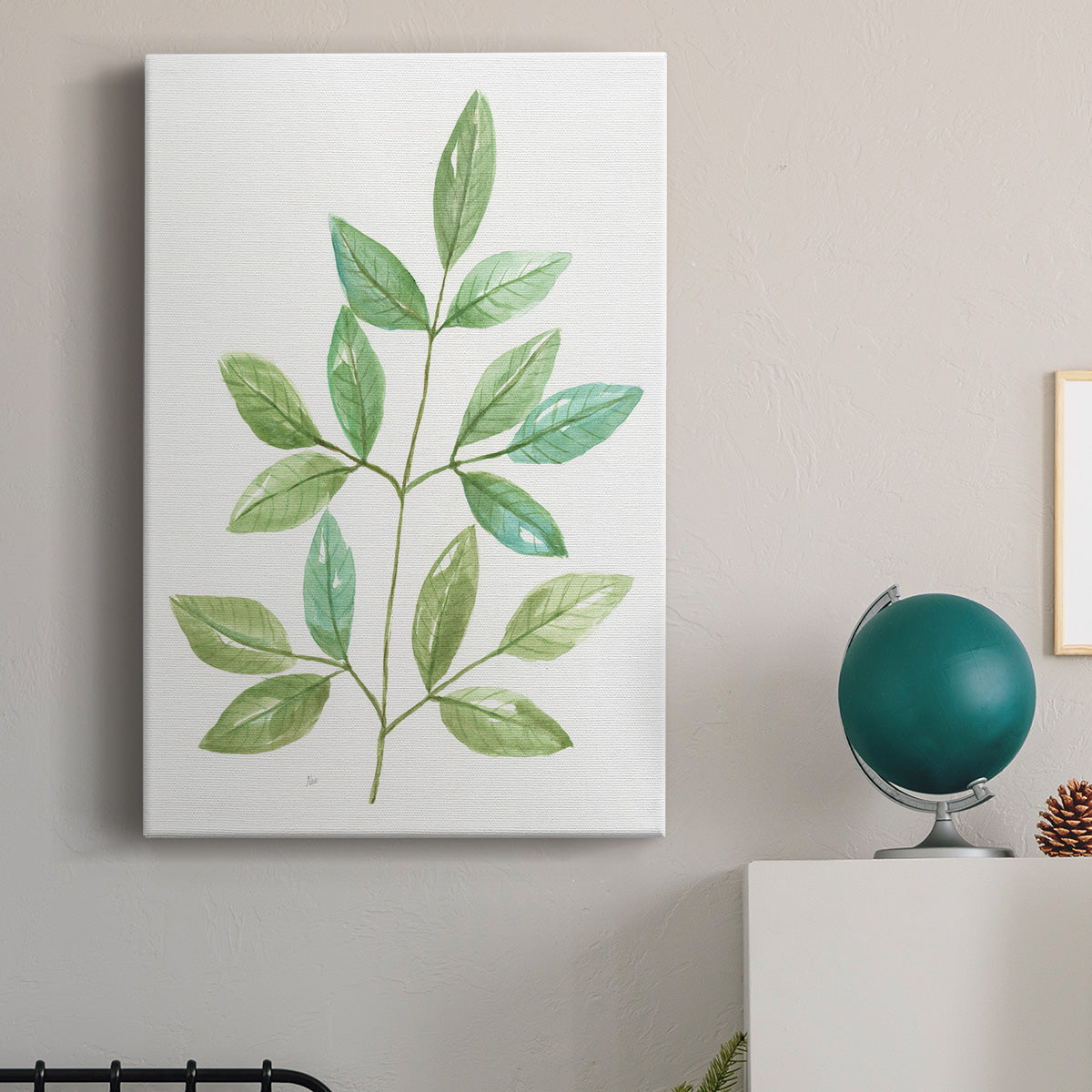 Spring Greens III Premium Gallery Wrapped Canvas - Ready to Hang