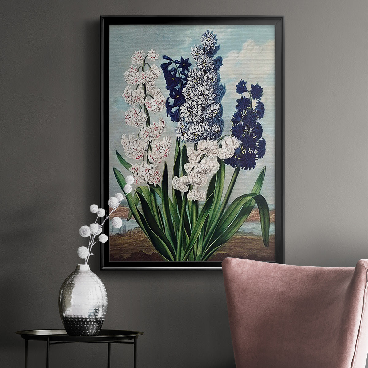 Temple of Flora XII - Modern Framed Canvas Print