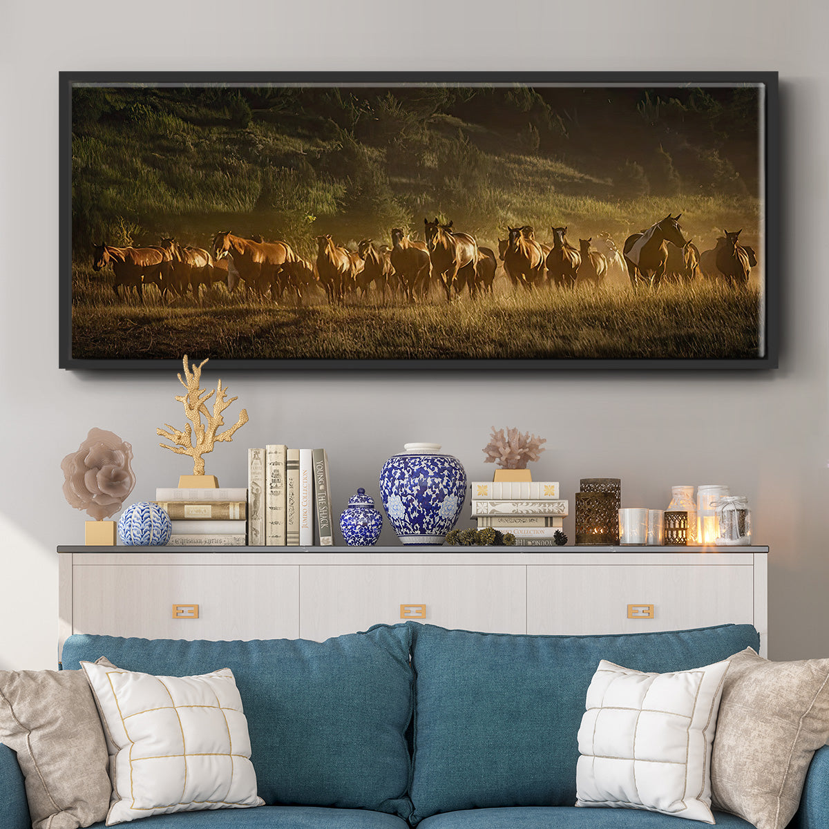 Wild and Free III - Floater Framed Canvas Print