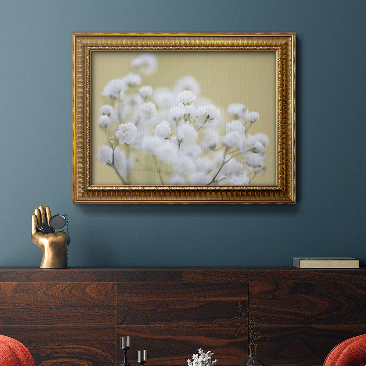 Baby's Breath Study III Premium Framed Canvas- Ready to Hang