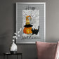 Happy Halloween Pumpkin - Modern Framed Canvas Print