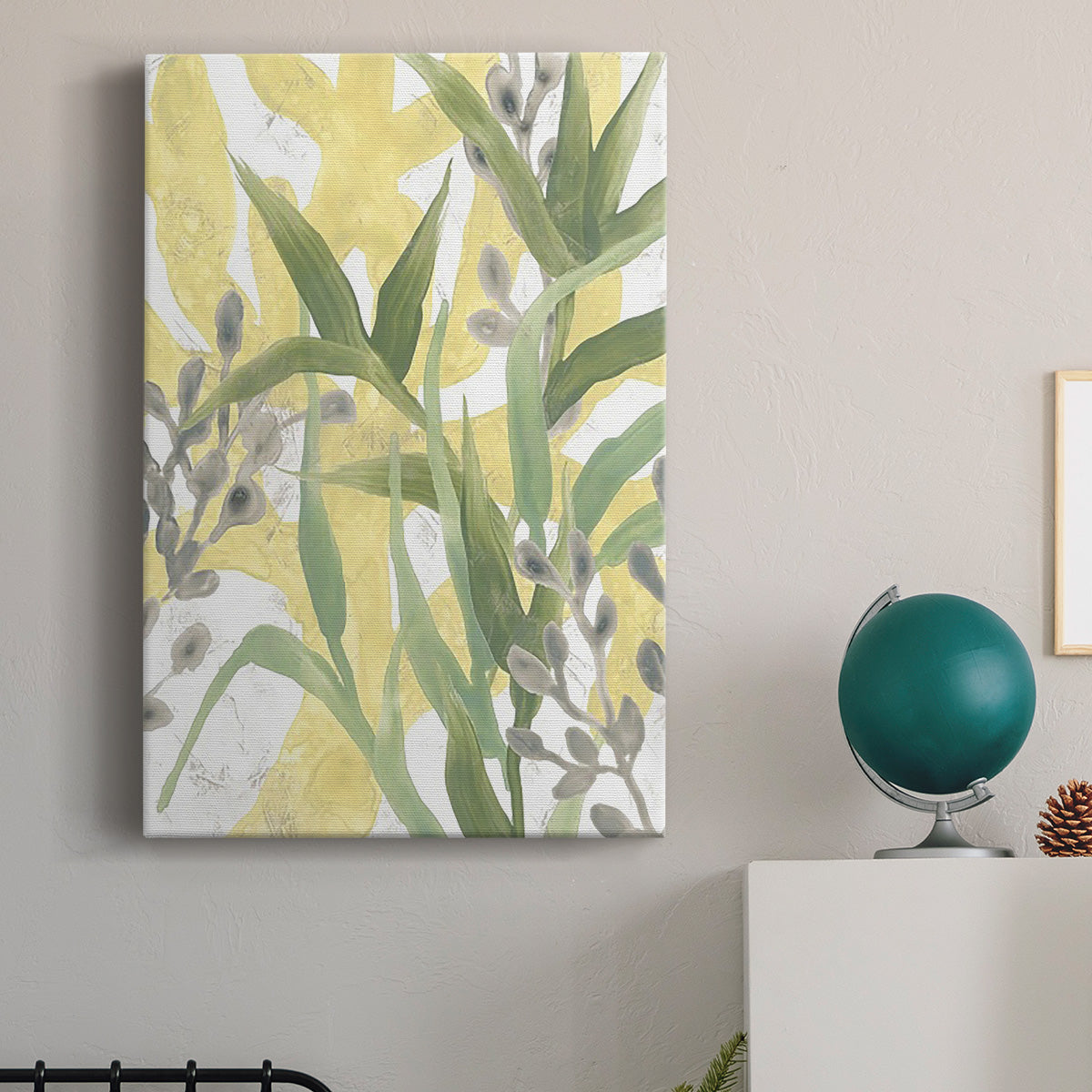 Sea Grass Fresco III Premium Gallery Wrapped Canvas - Ready to Hang