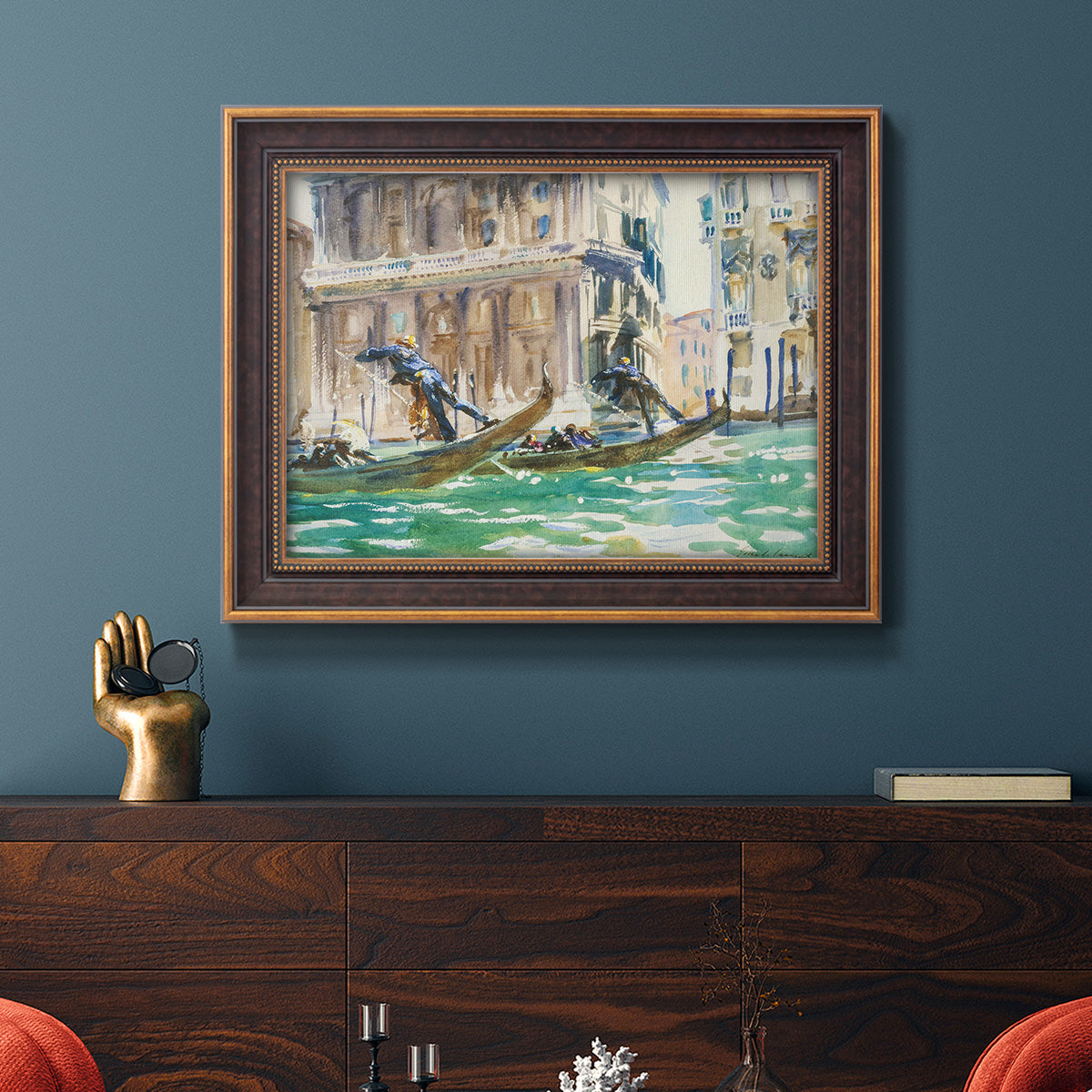 View of Venice, 1906 - Ornate Framed Canvas Print