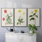 Flowers of the Seasons X - Framed Premium Gallery Wrapped Canvas L Frame 3 Piece Set - Ready to Hang