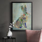 Fantastic Florals Hare, Sitting - Modern Framed Canvas Print