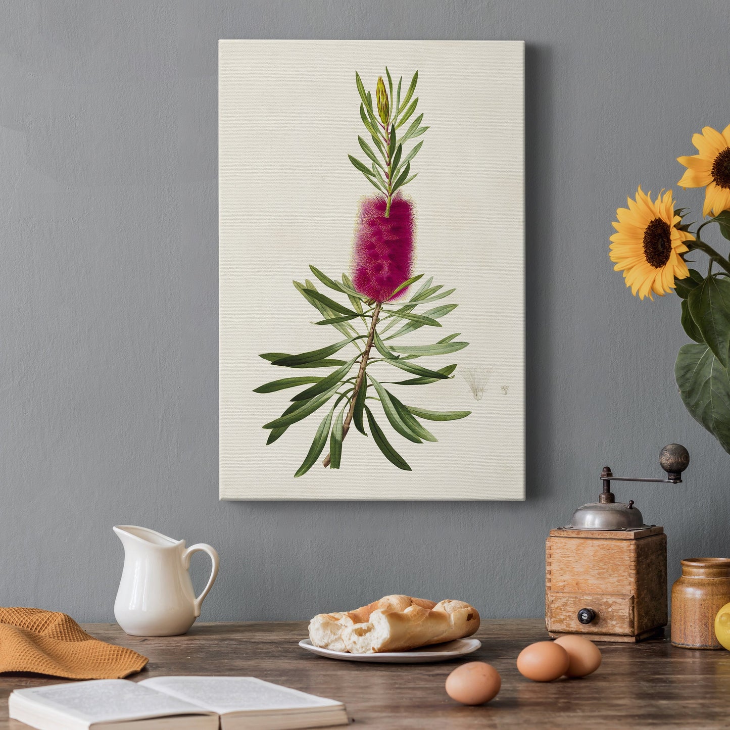 Pretty Pink Botanicals VII Premium Gallery Wrapped Canvas - Ready to Hang