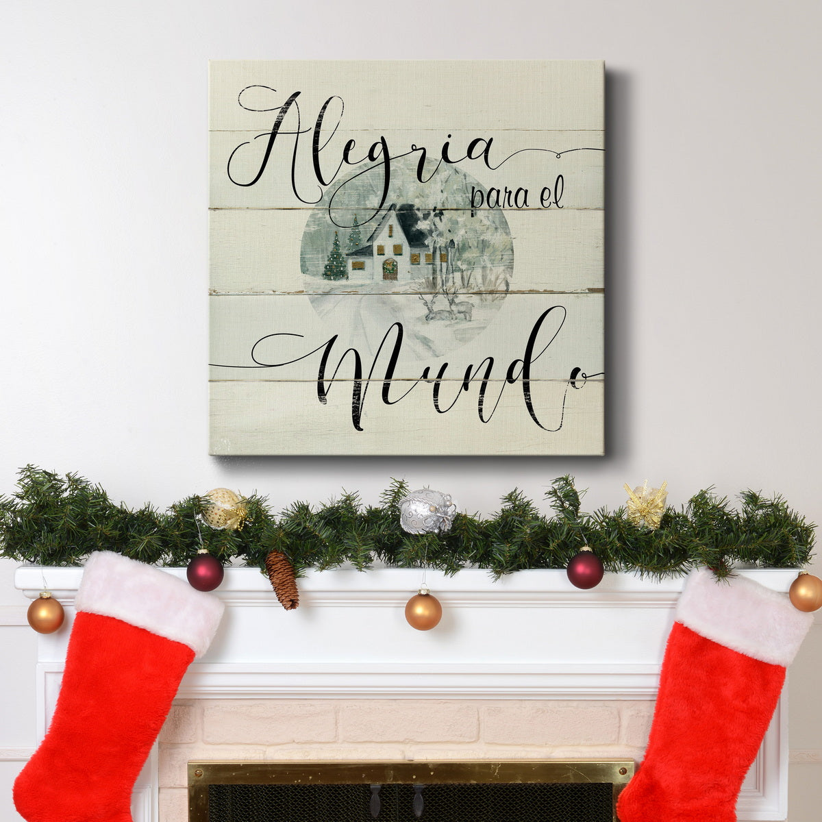 Alegria para el Mundo-Premium Gallery Wrapped Canvas - Ready to Hang