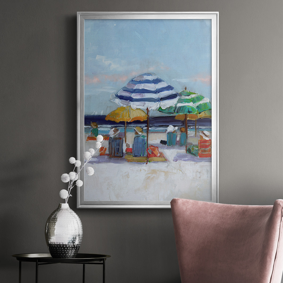 A Day Dream II - Modern Framed Canvas Print