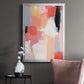 Aerial Scarlet I - Modern Framed Canvas Print