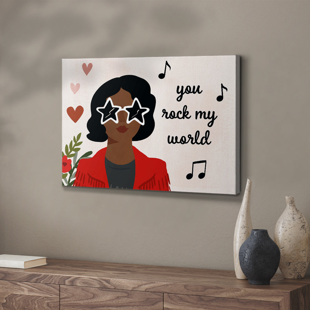 Darling Valentine Collection A - Canvas Art Print