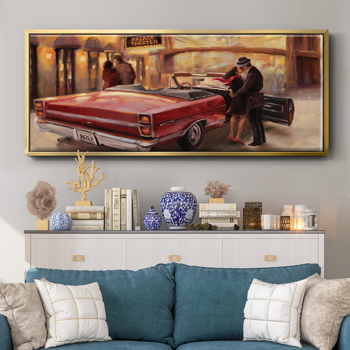 Into You - Floater Framed Canvas Print
