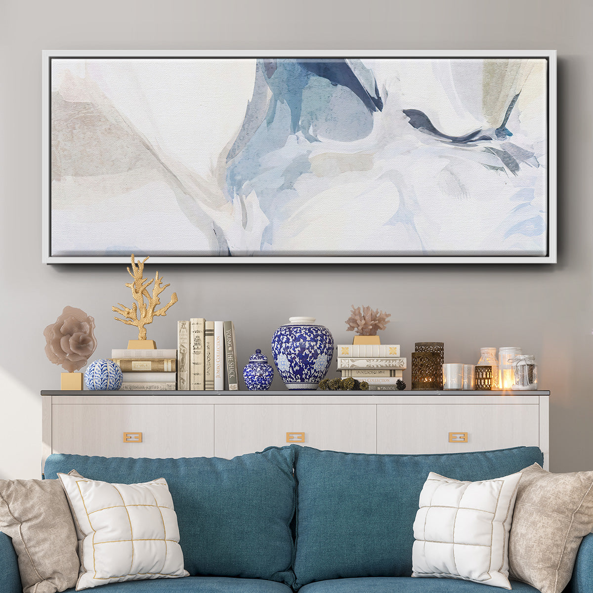 Fresh Air IV - Floater Framed Canvas Print