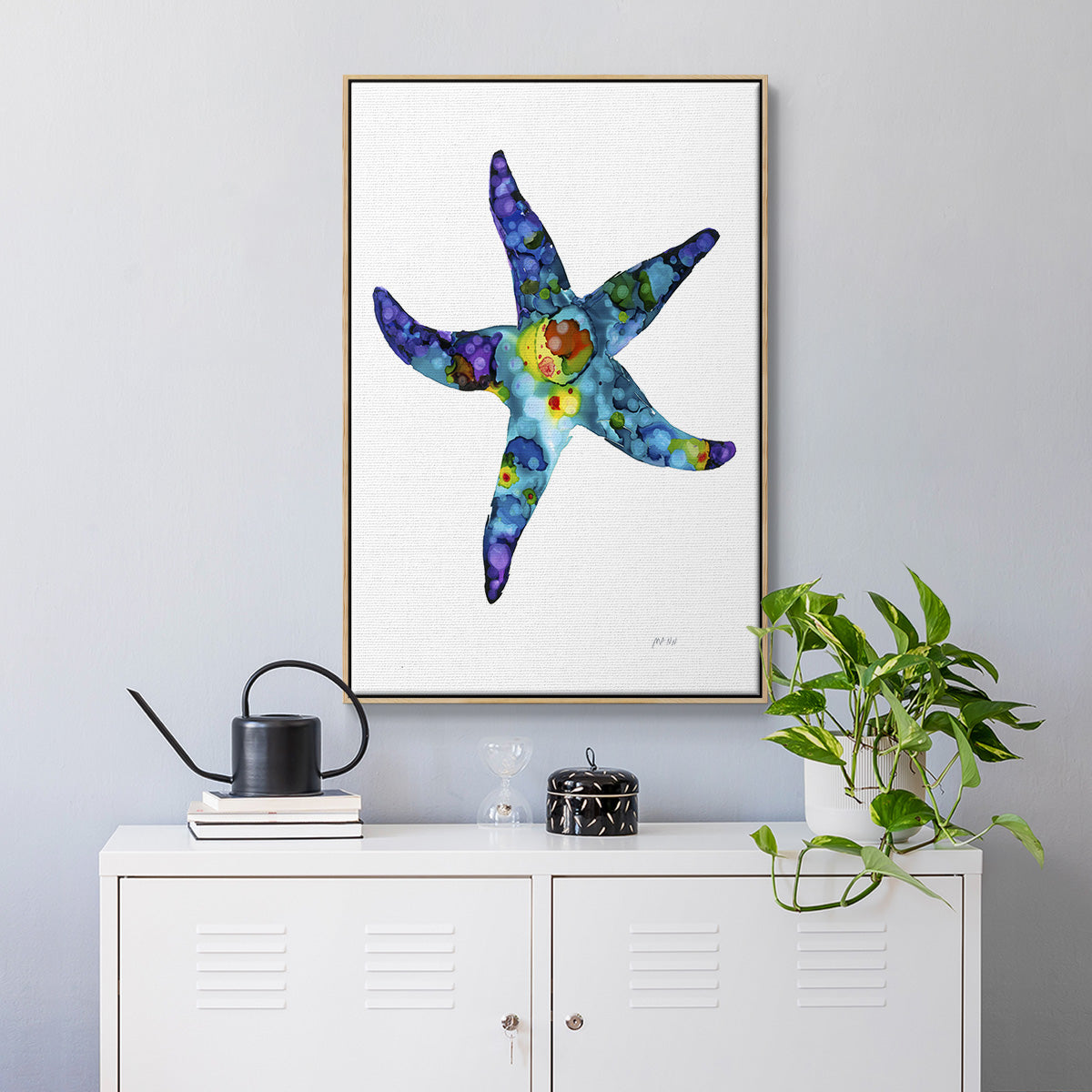 Sea Star -  Framed Canvas Print