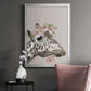 Peek A Boo Giraffe II - Modern Framed Canvas Print