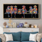 Fun Monkeys - Floater Framed Canvas Print