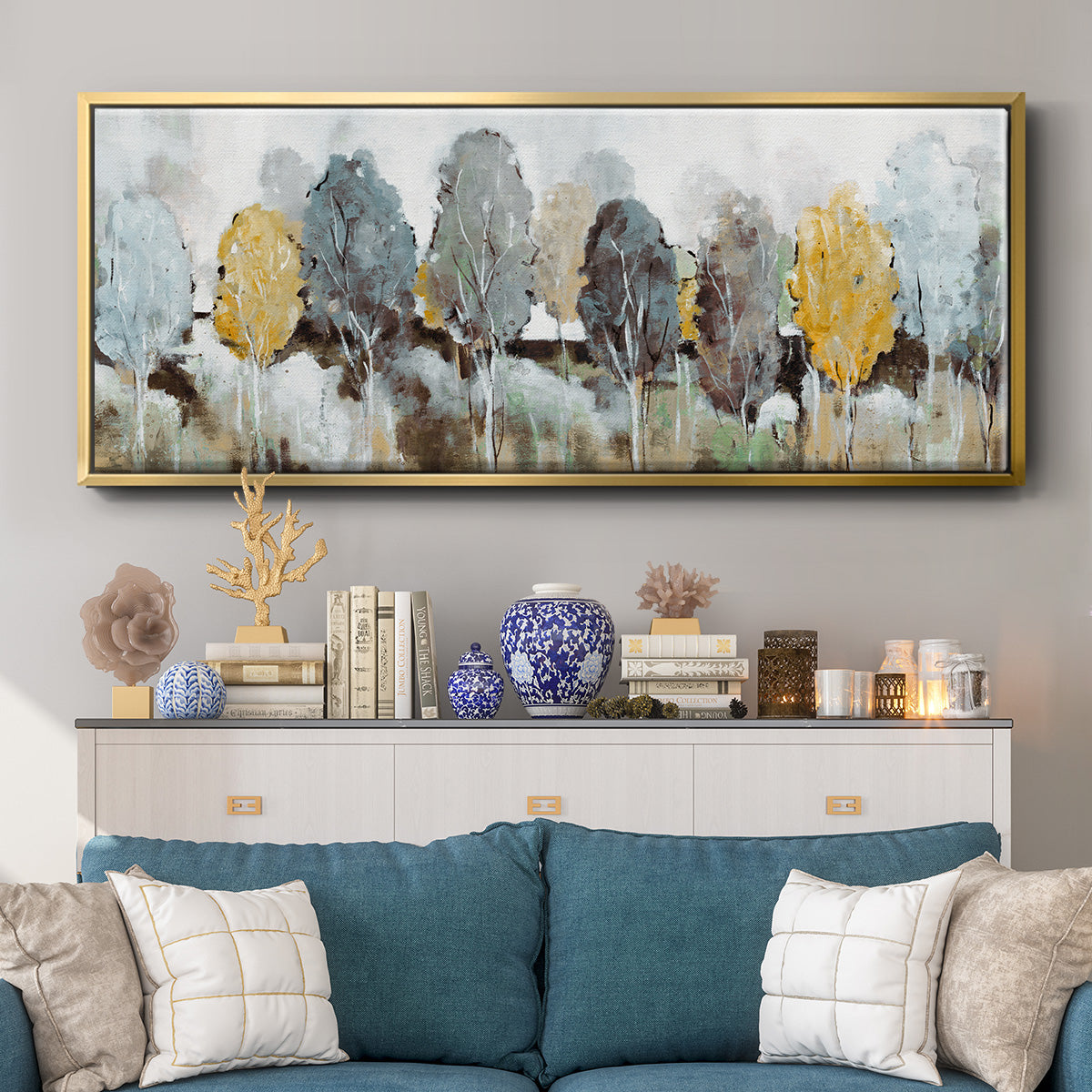Golden Hour - Floater Framed Canvas Print