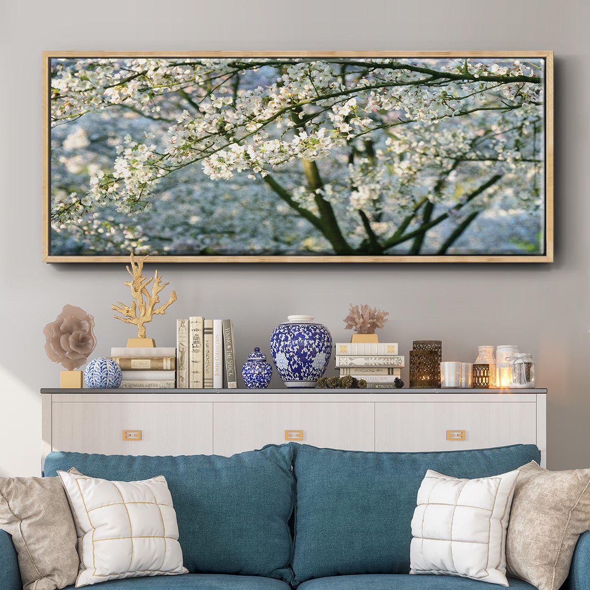 In All Your Glory - Floater Framed Canvas Print