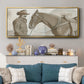 Work Friends II - Floater Framed Canvas Print