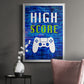 It's Game On I - Modern Framed Canvas Print