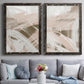 Earthtone Swipe I - Premium Framed Canvas 2 Piece Set - Ready to Hang