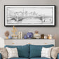 Pont de Notre Dame - Floater Framed Canvas Print
