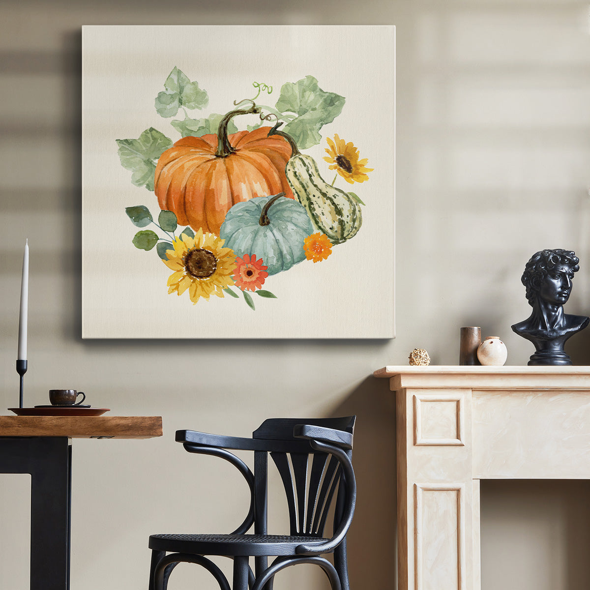 Hello Autumn I-Premium Gallery Wrapped Canvas - Ready to Hang