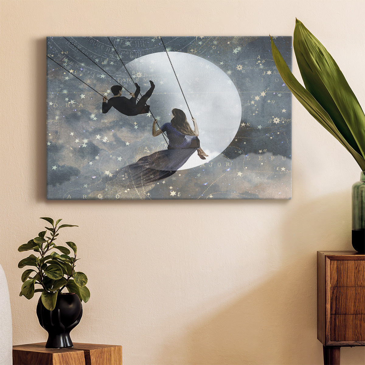 Celestial Love II Premium Gallery Wrapped Canvas - Ready to Hang