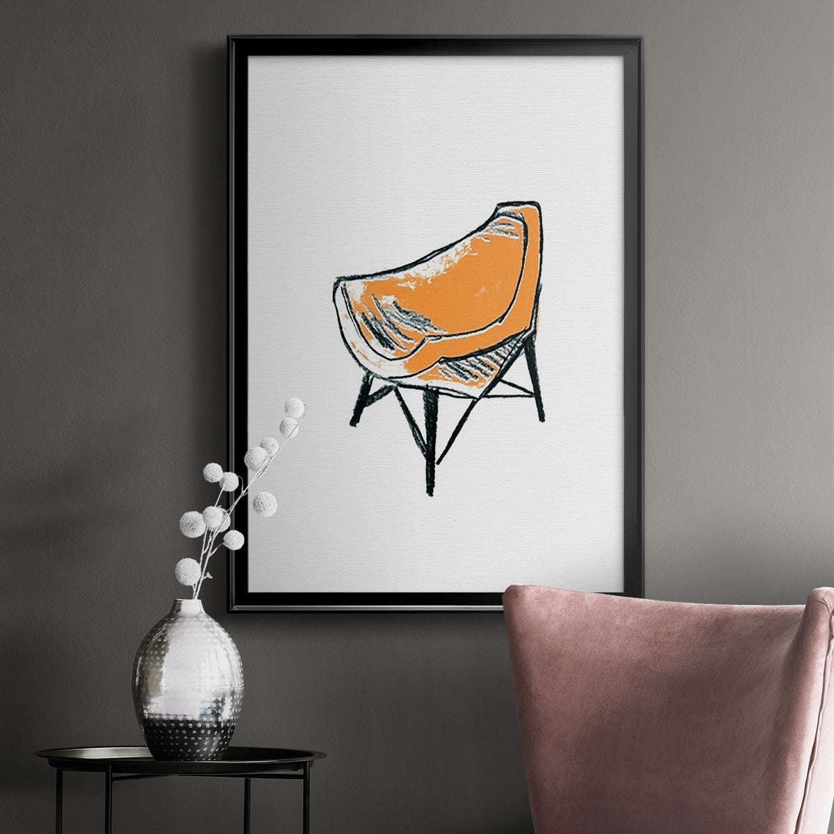 Take a Seat XII - Modern Framed Canvas Print