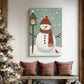 Frostlit Evergreen at Dawn - Canvas Art Print