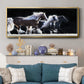 Horse Motion X - Floater Framed Canvas Print