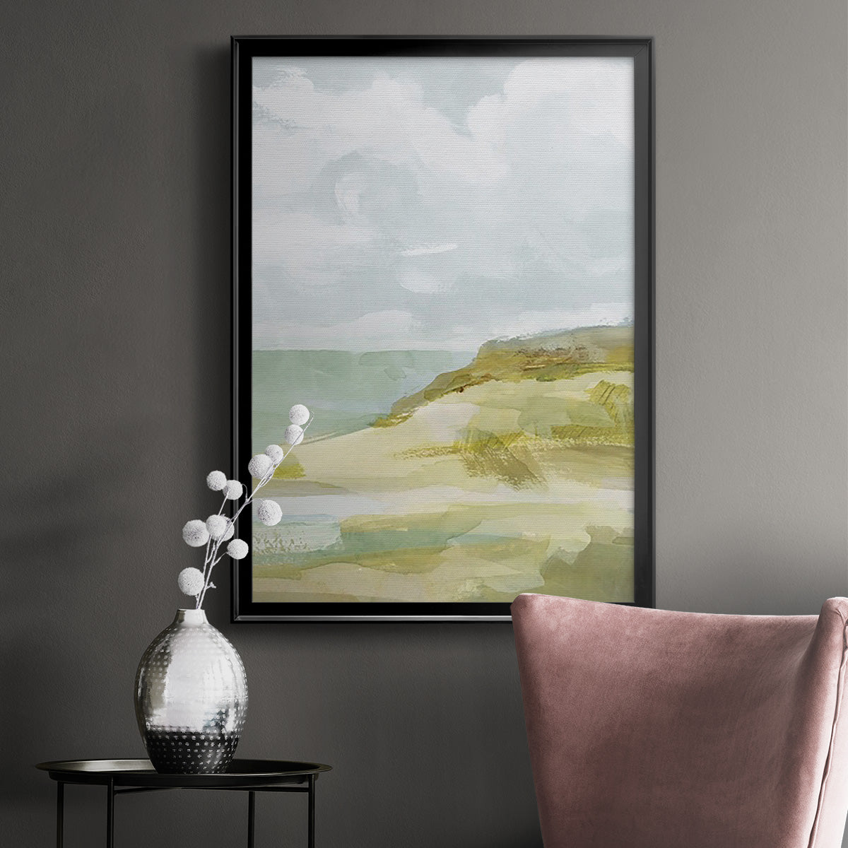 Inlet Impression II - Modern Framed Canvas Print