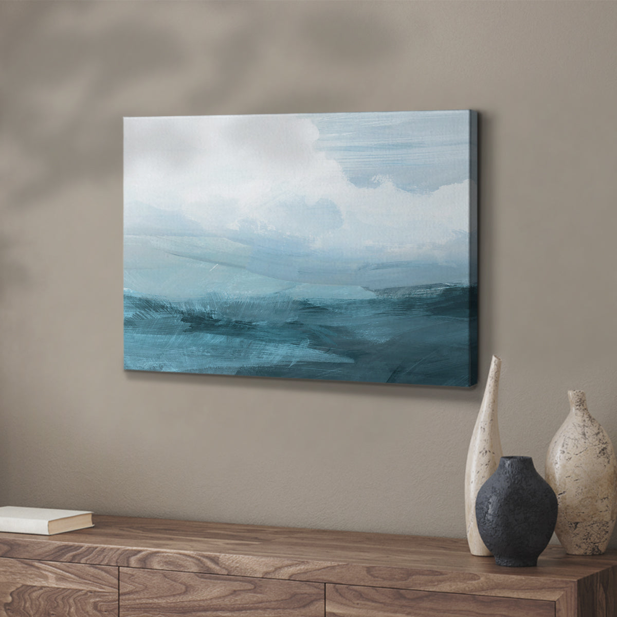 Azure Rising IV - Canvas Art Print