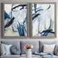 Indigo Swash I - Premium Framed Canvas 2 Piece Set - Ready to Hang