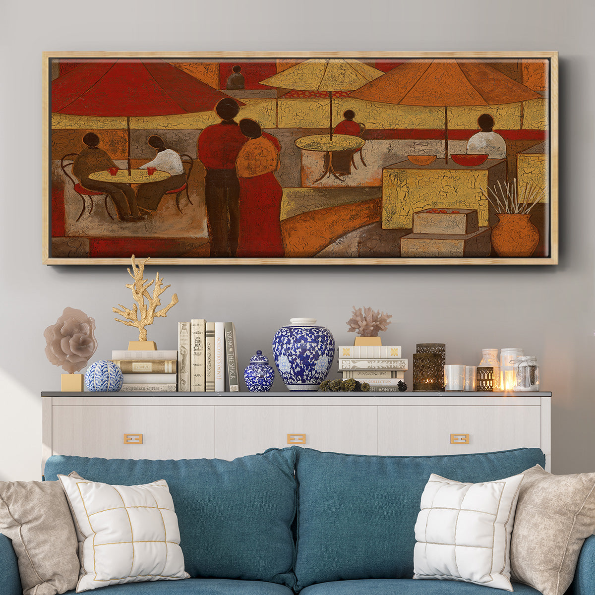 Lasting Memory II - Floater Framed Canvas Print