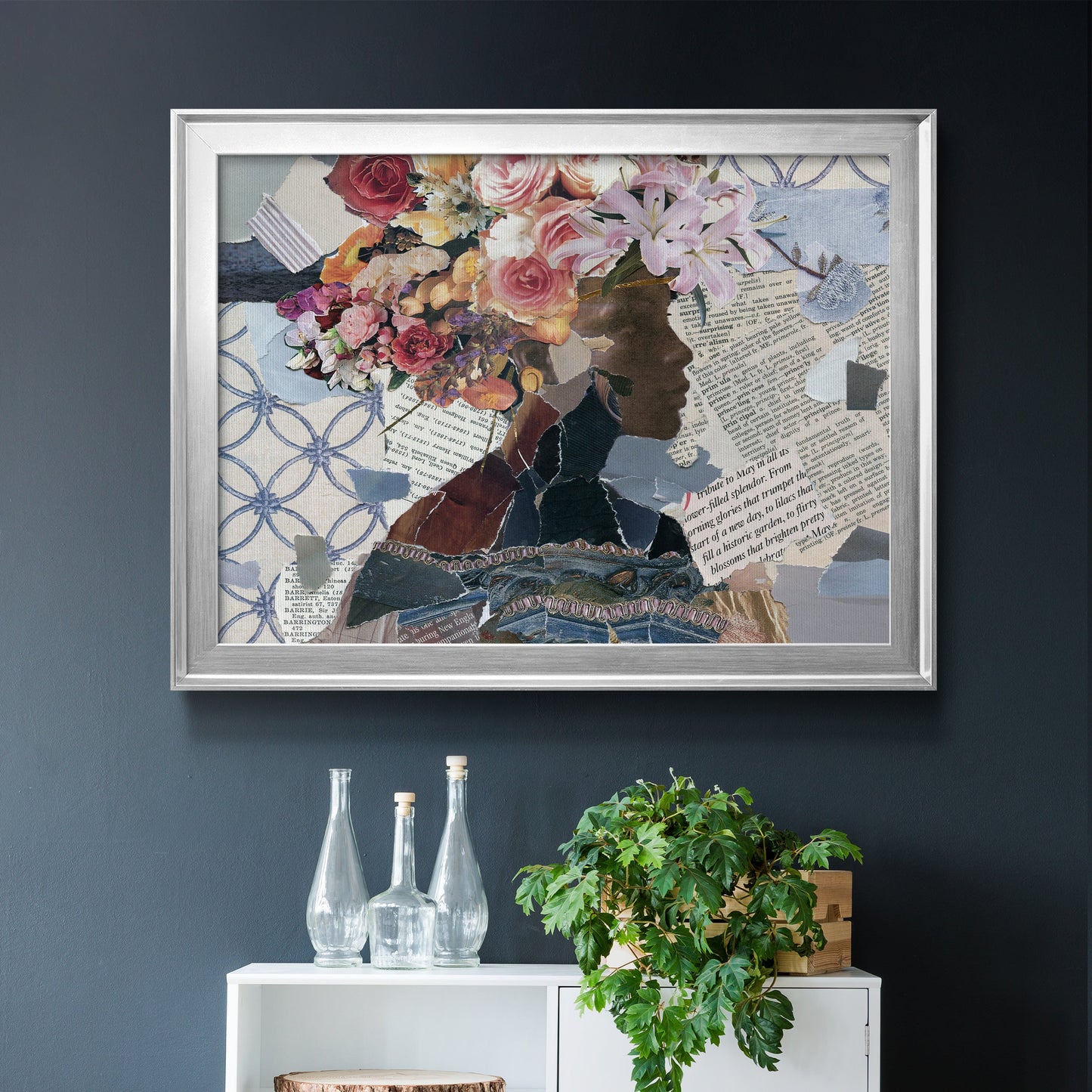 Contemplation I - Modern Framed Canvas Print