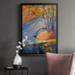 Cadmium Winter Solstice III - Modern Framed Canvas Print