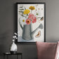 Watering Can Bouquet II - Modern Framed Canvas Print