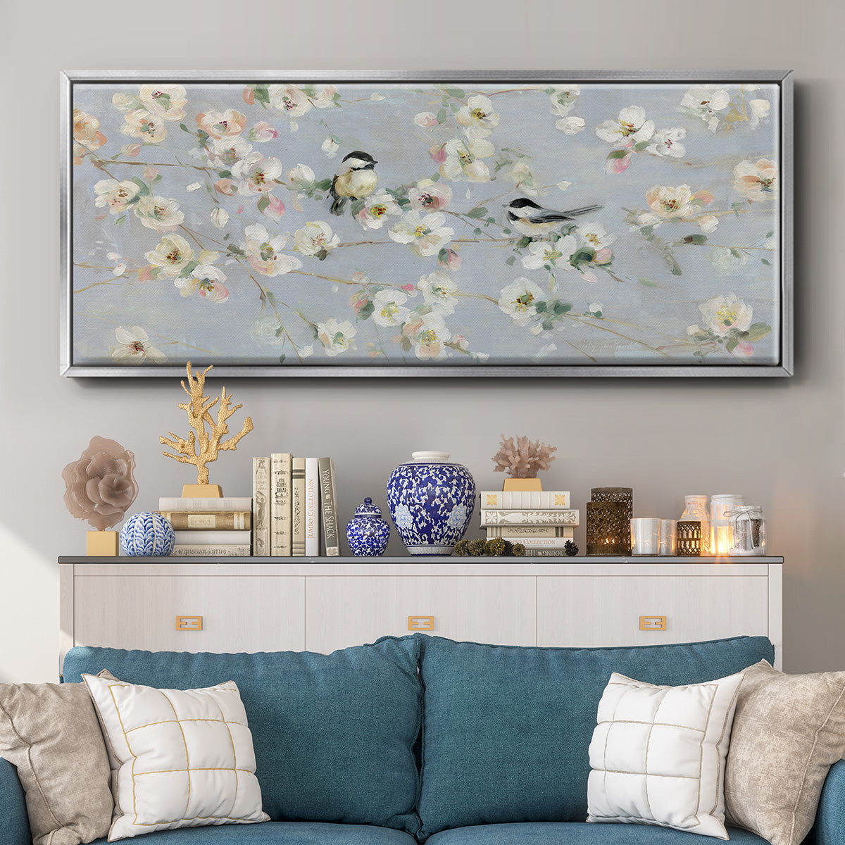 Sweet Song of Summer - Floater Framed Canvas Print