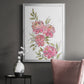 Watercolor Blooms I - Modern Framed Canvas Print