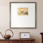 Hatched Horizon II Premium Framed Print Double Matboard