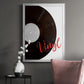 Vinyl - Modern Framed Canvas Print