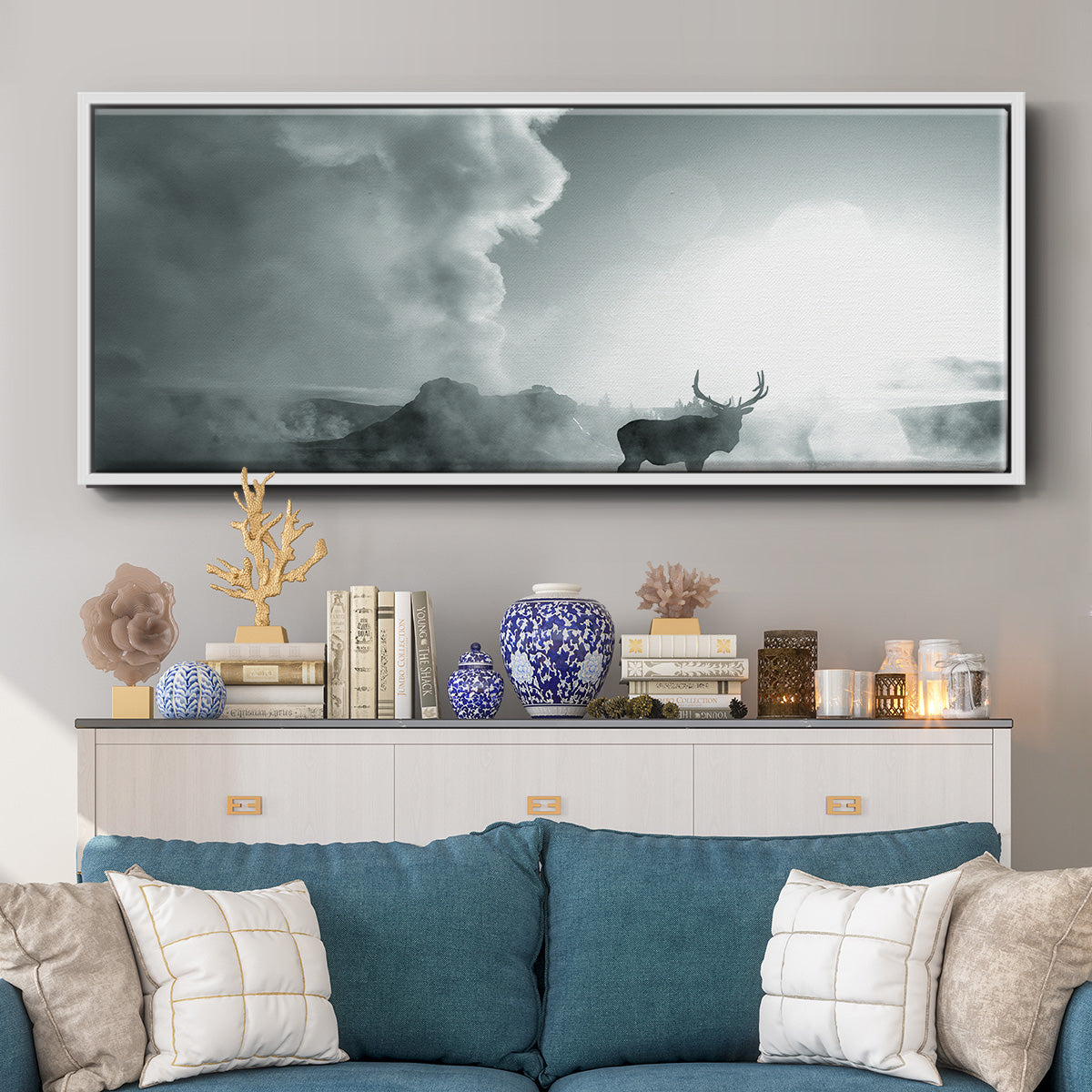Majestic Moment - Floater Framed Canvas Print