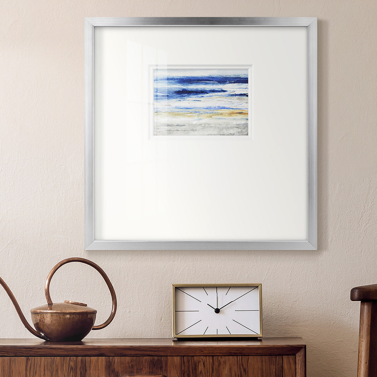 Choppy Seas I Premium Framed Print Double Matboard