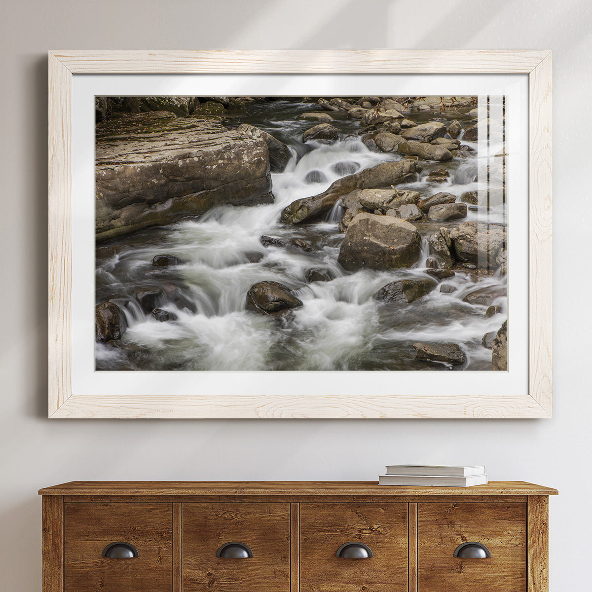 Rushing Calm-Premium Framed Print - Ready to Hang