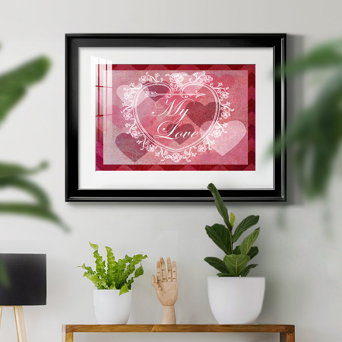 DIY Love Collection A - Modern Framed Art Print