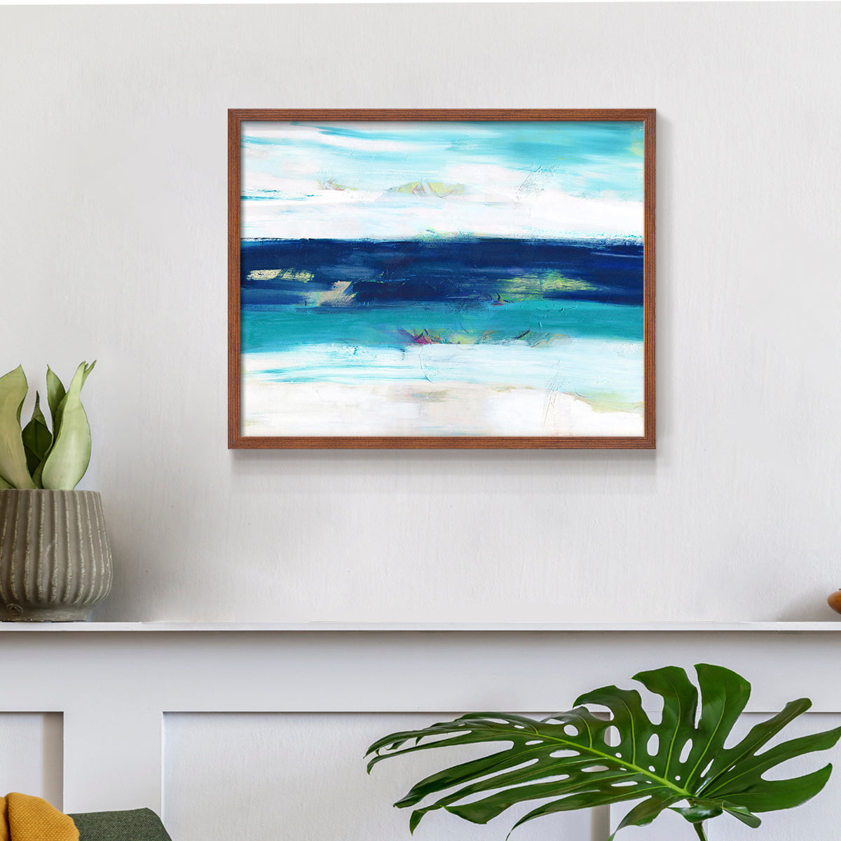 44887,abstract art,ocean,waves,blue,white,contemporary,artwork,landscape,modern design,fine art,home decor,wall art,textures,painting,visual art,creativity,oceanic,relaxation,serenity,design,beauty,imaginative,nature,color palette,inspiration,frame,aesthetic,stylish decor,decor,abstract landscape,ocean view,fluid art,brush strokes,contemporary artist,coastal art,Re-stickable,Abstract