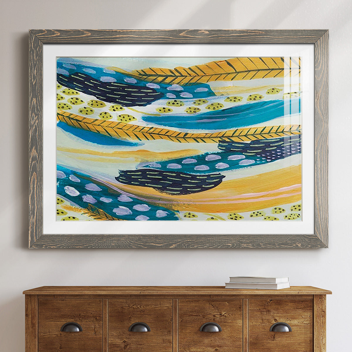 Feathery III-Premium Framed Print - Ready to Hang