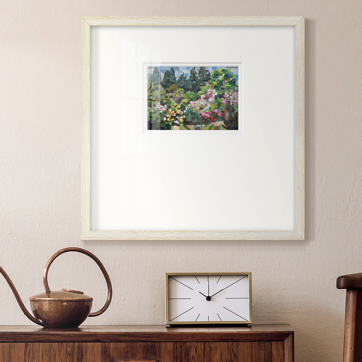 Arboretum in Spring Premium Framed Print Double Matboard