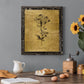 Gold Sketch Botanical II - Barnwood Framed Canvas Print