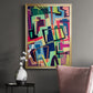 Connected Colors II - Modern Framed Canvas Print